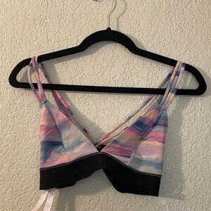 PINK Bralette Strappy, M